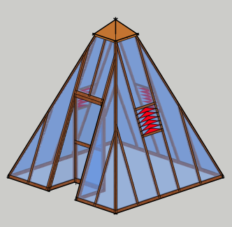 10 x 10 Cedar Olympic Glass House